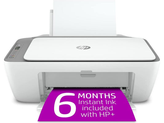 HP DeskJet 2755e Wireless Color All-in-One Printer with bonus 6 months Instant Ink with HP+ (26K67A)